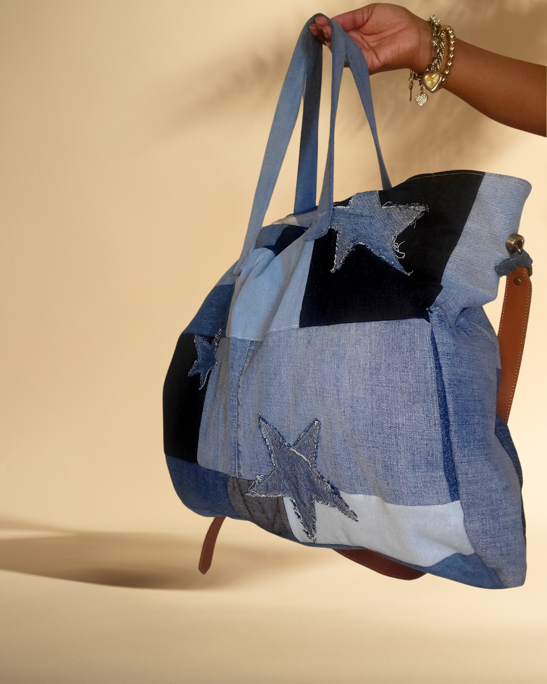 Denim Dump Bag