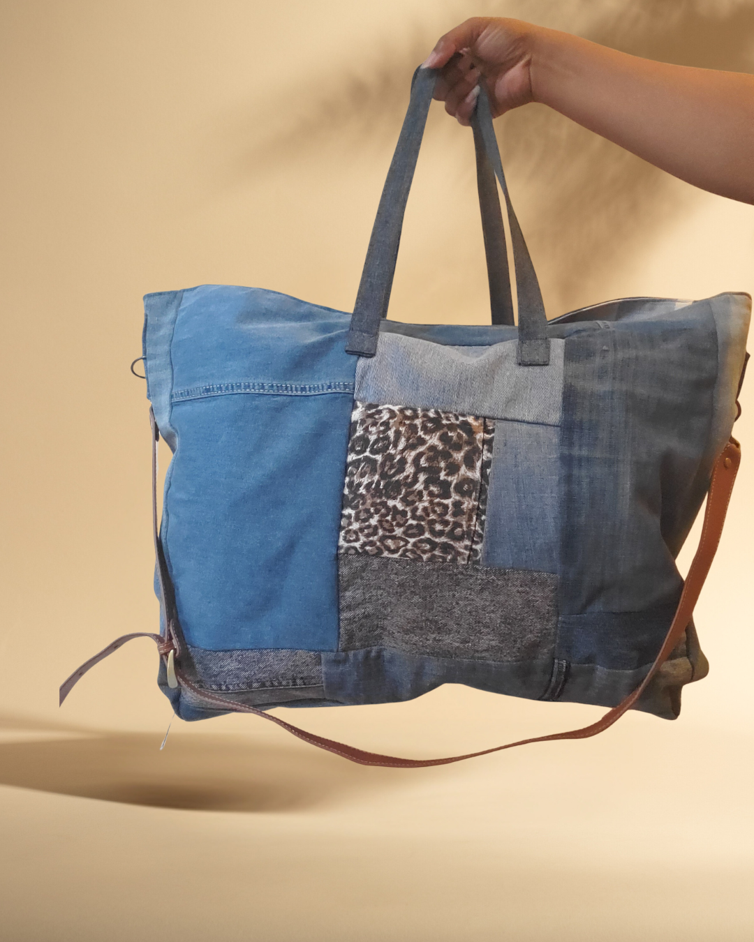 Denim Dump Bag