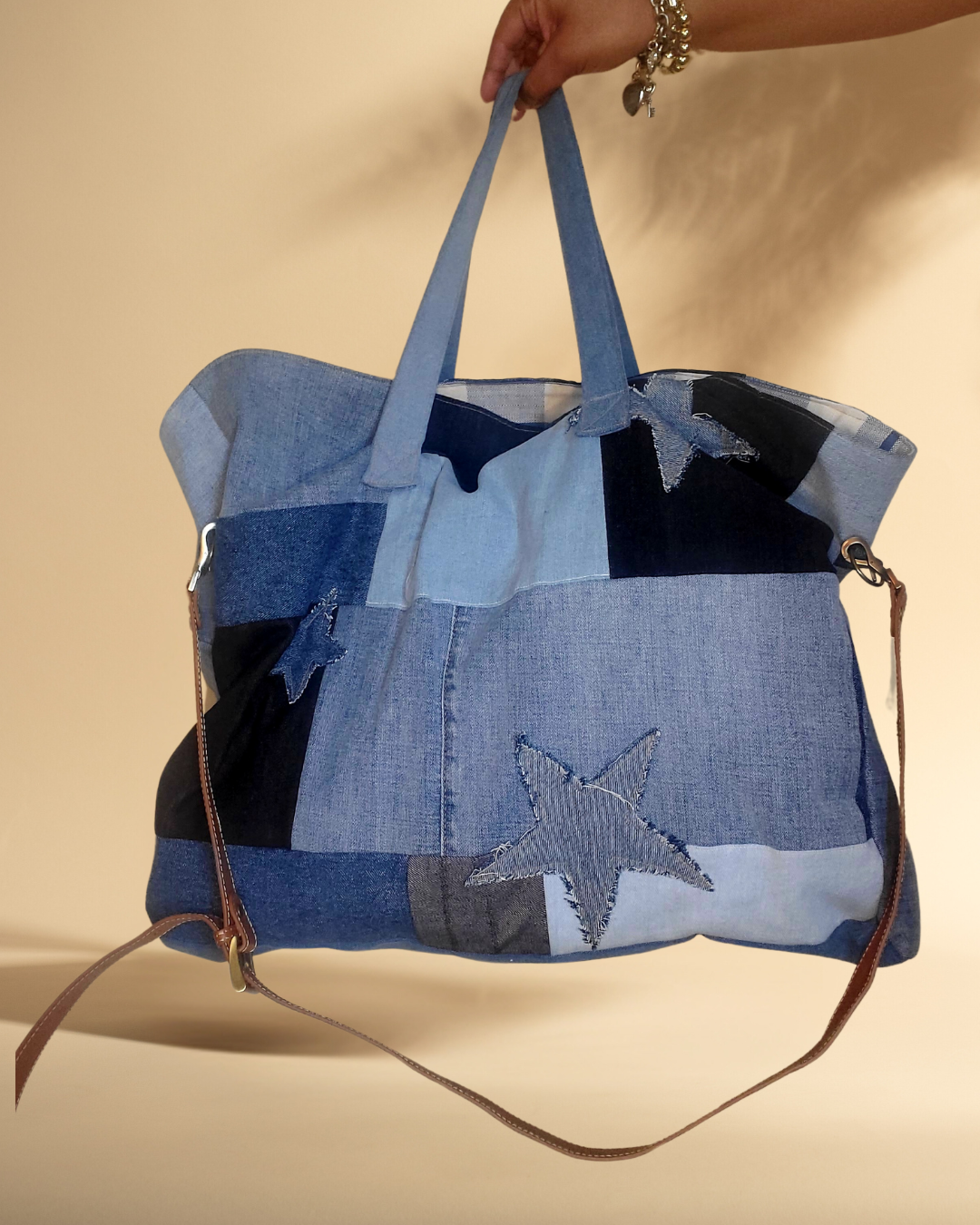 Denim Dump Bag