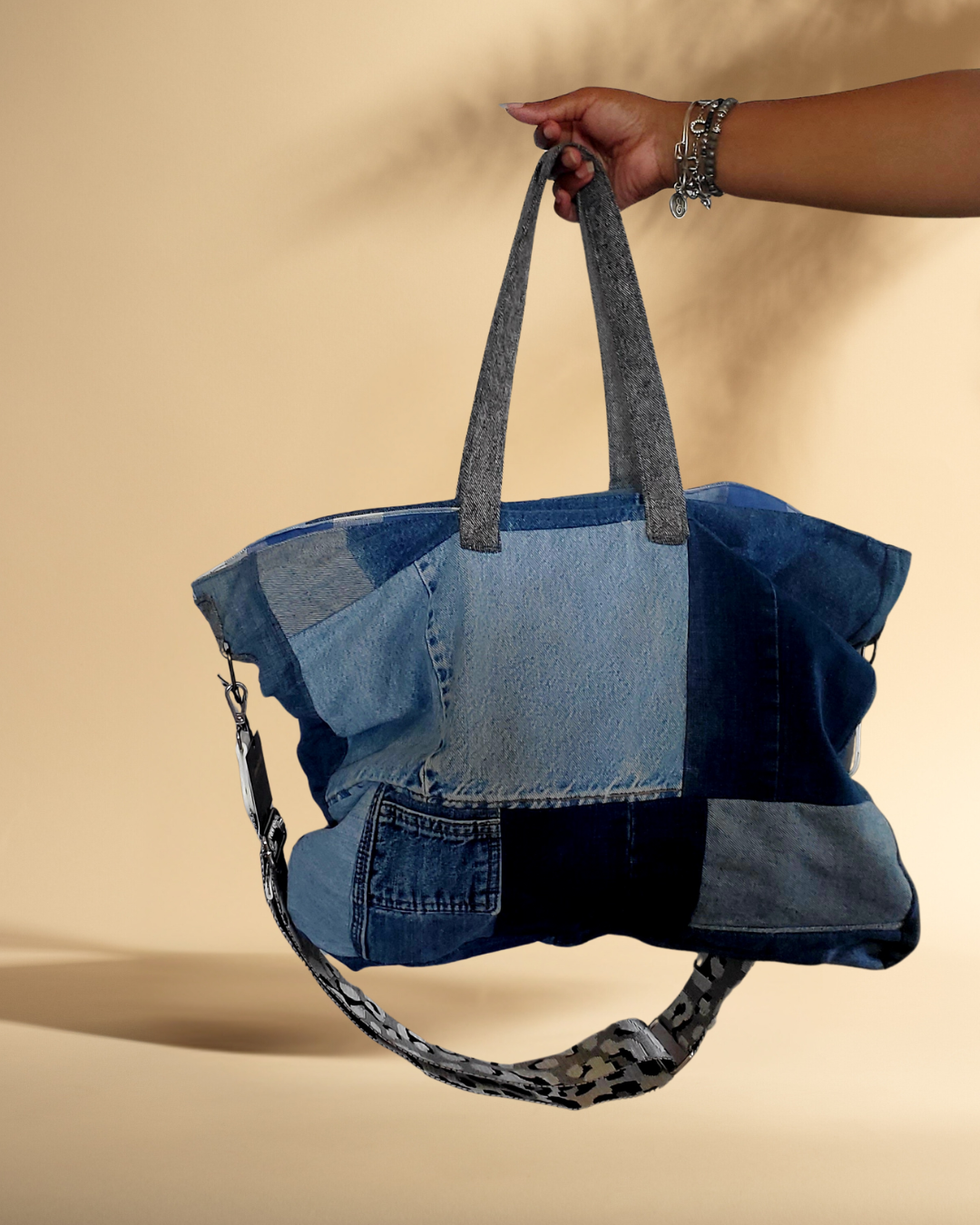 Denim Dump Bag