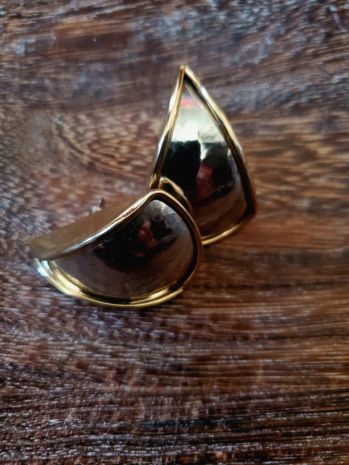 Vintage Triangle Post Earrings