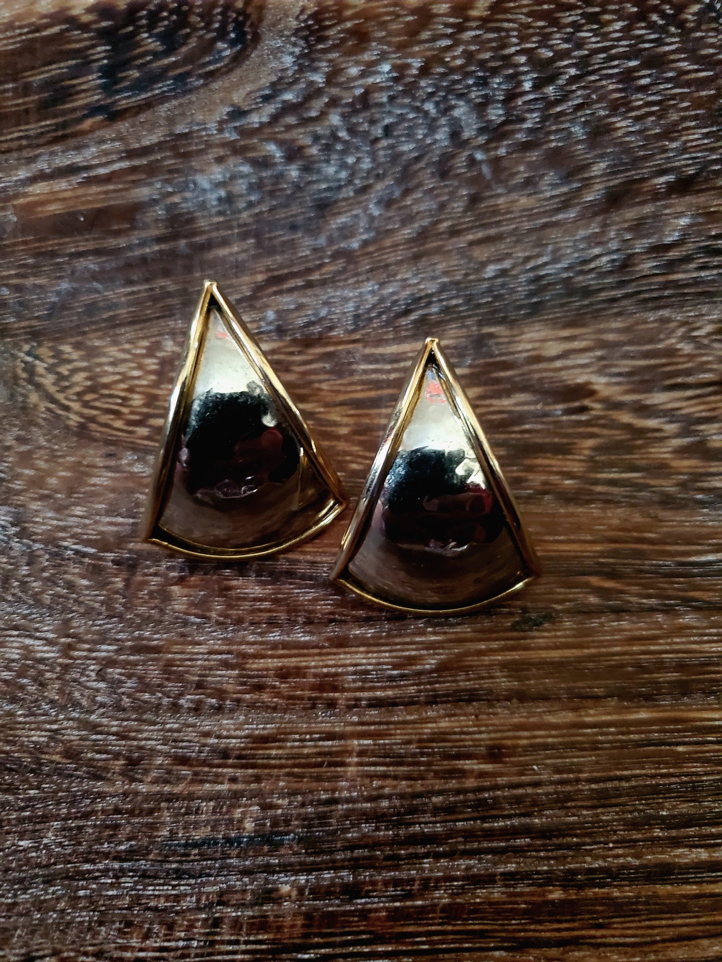 Vintage Triangle Post Earrings