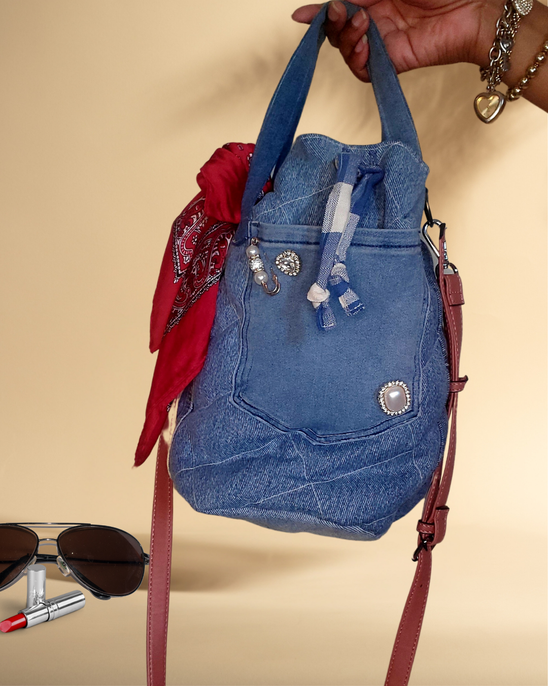 Quilted Bucket Bag