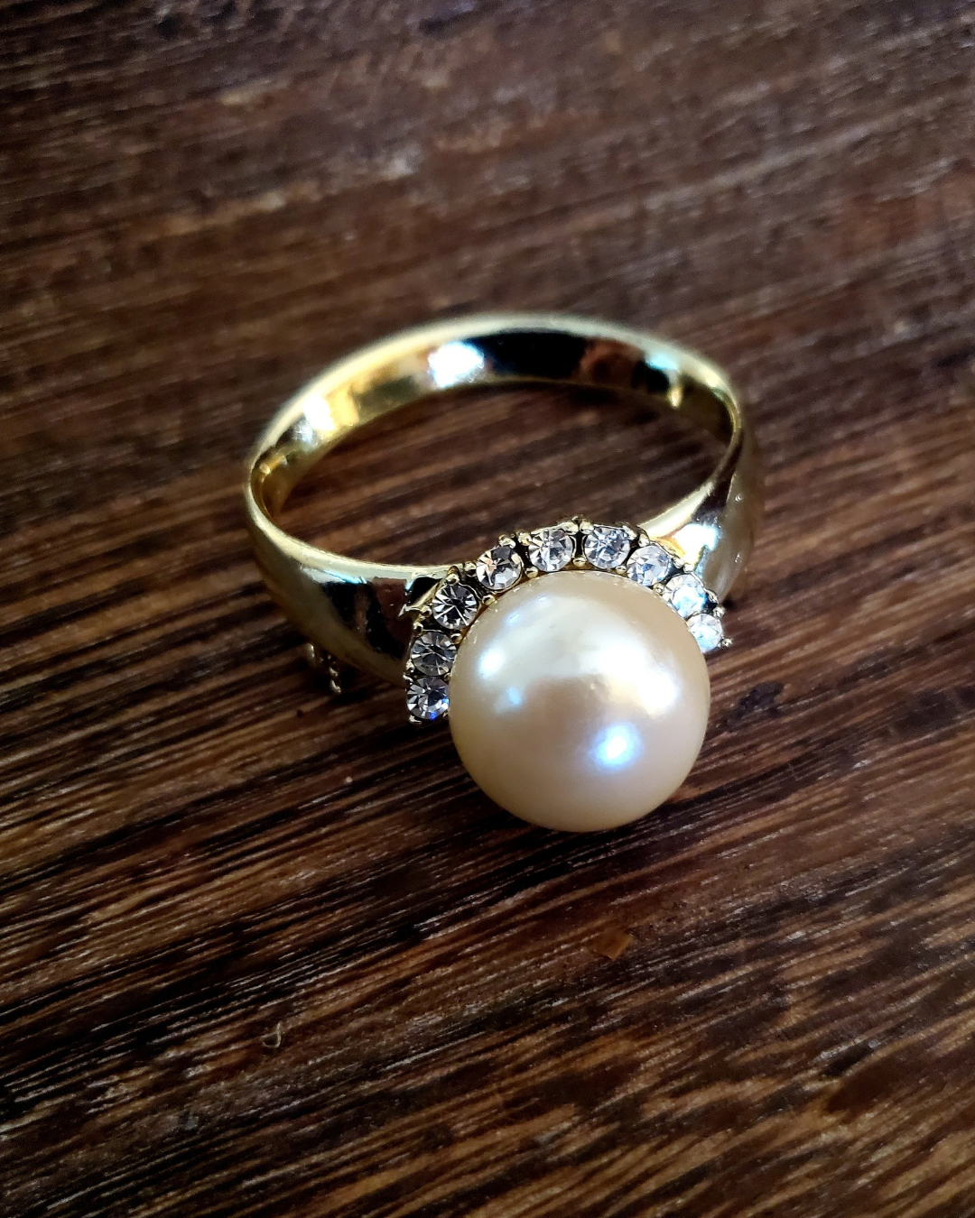 Pearl Ring Brooch