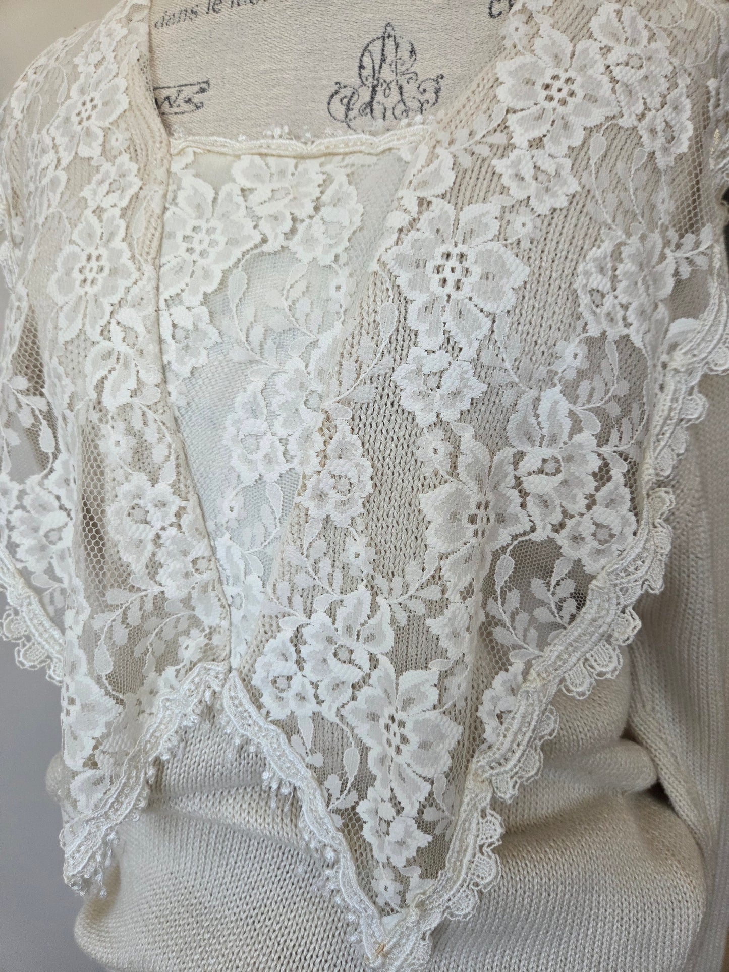 Vintage Lace Sweater