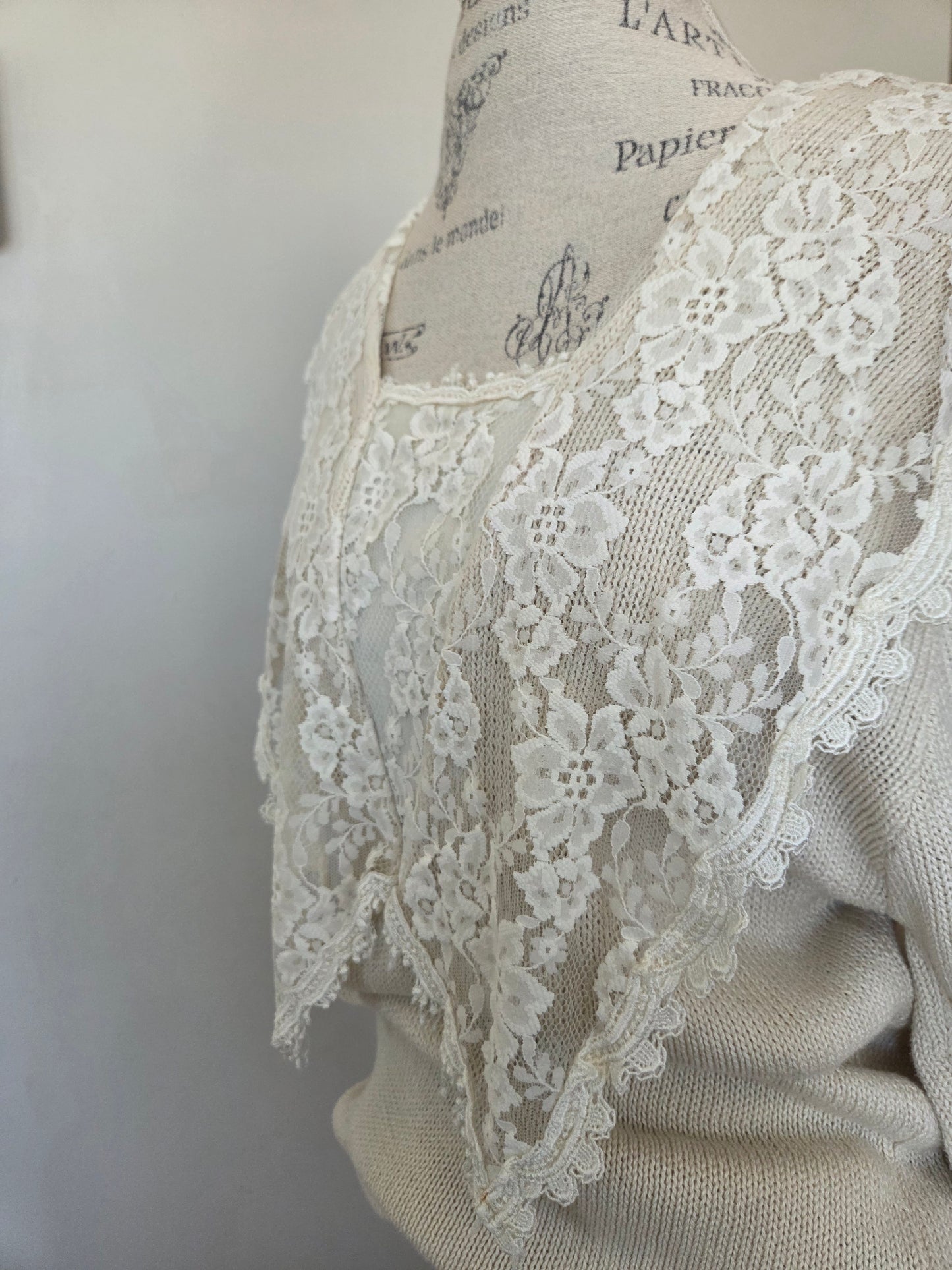 Vintage Lace Sweater